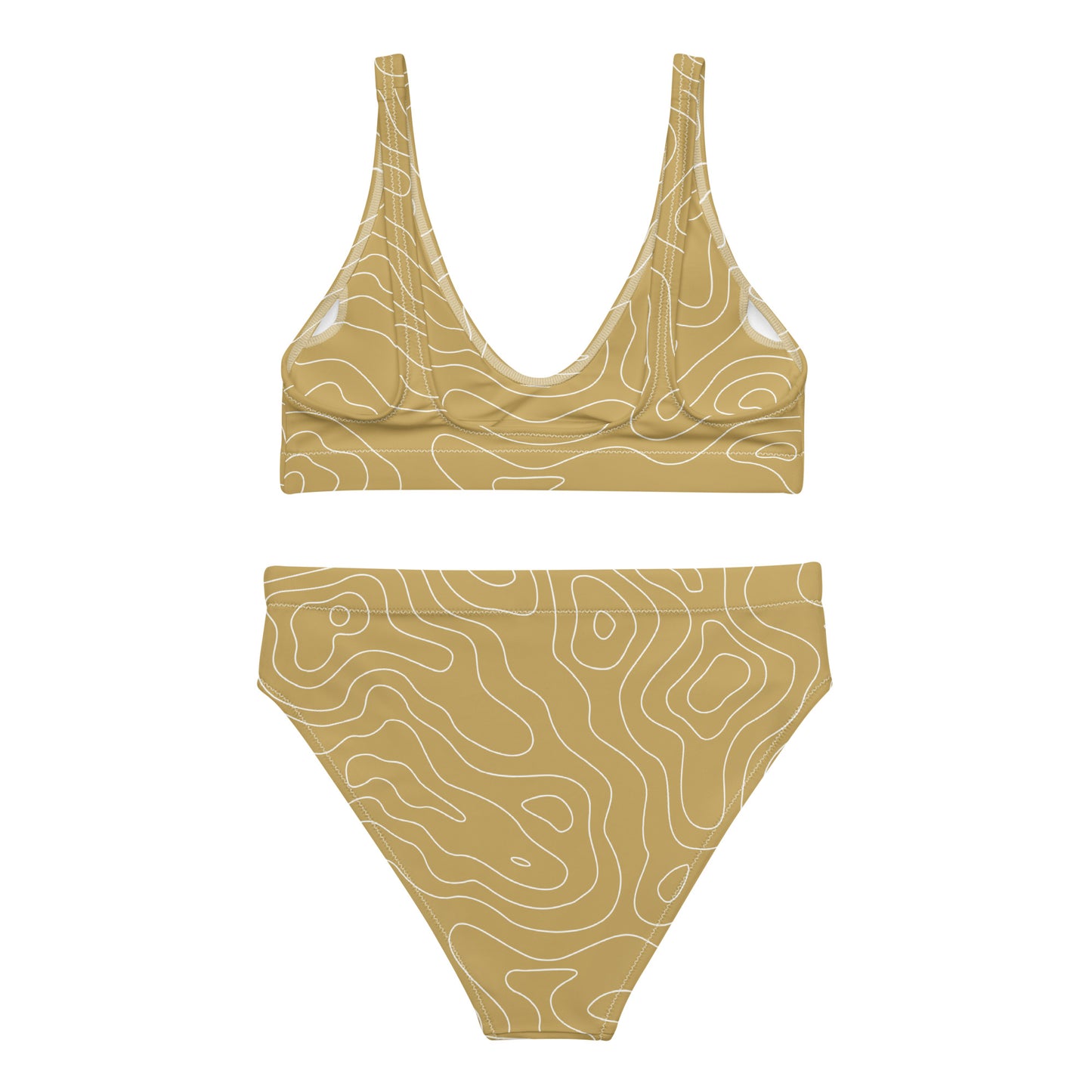 Lordela Gold Puddle Recycled High-Waisted Bikini