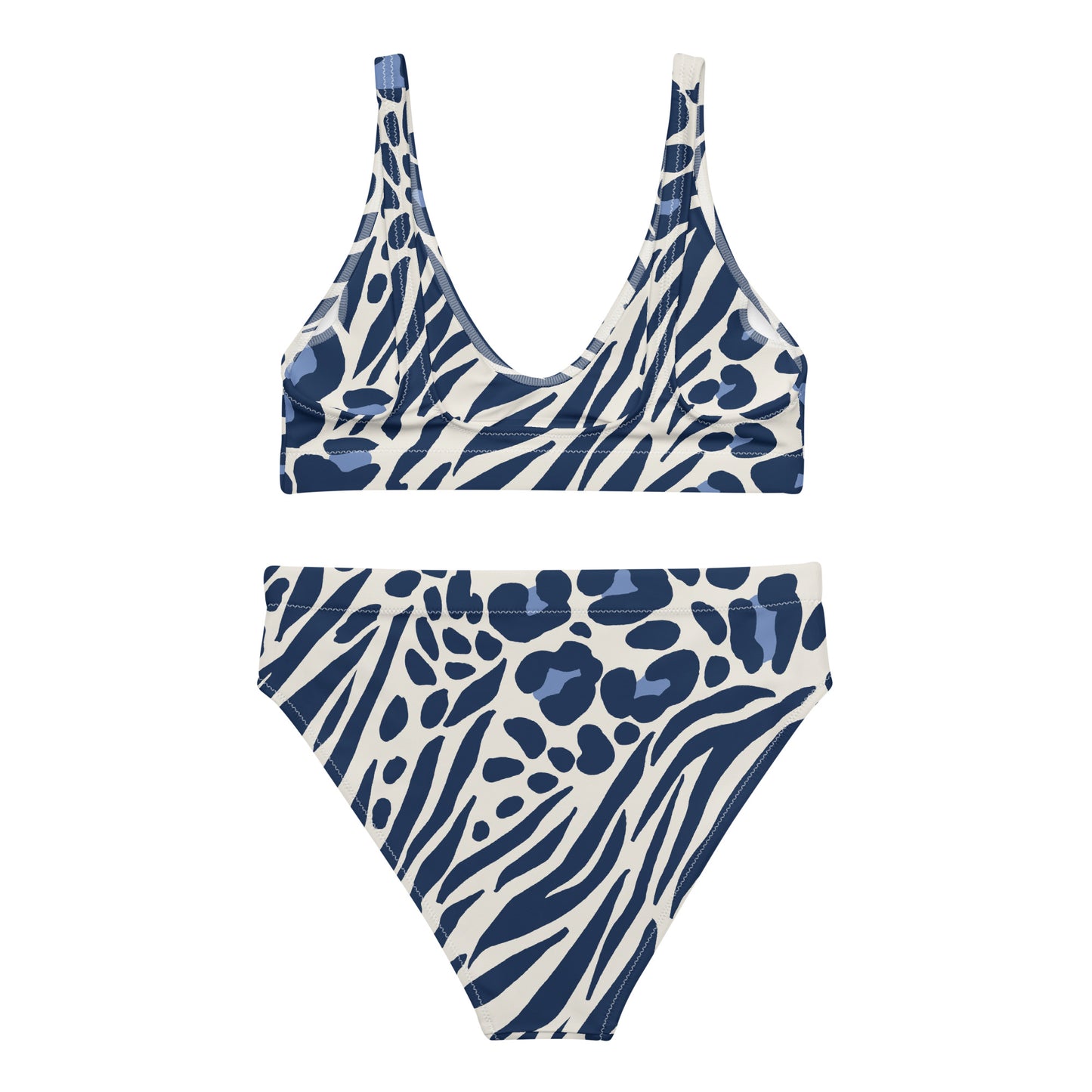 Lordela Zebra Print Recycled High-Waisted Bikini