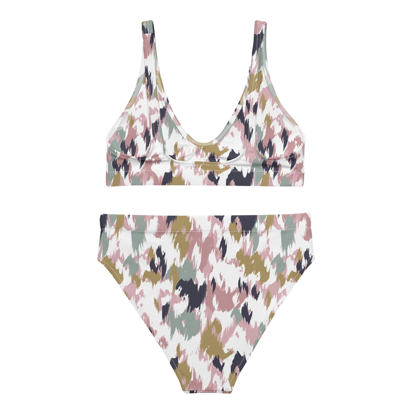 Lordela Paint Brush Recycled High-Waisted Bikini