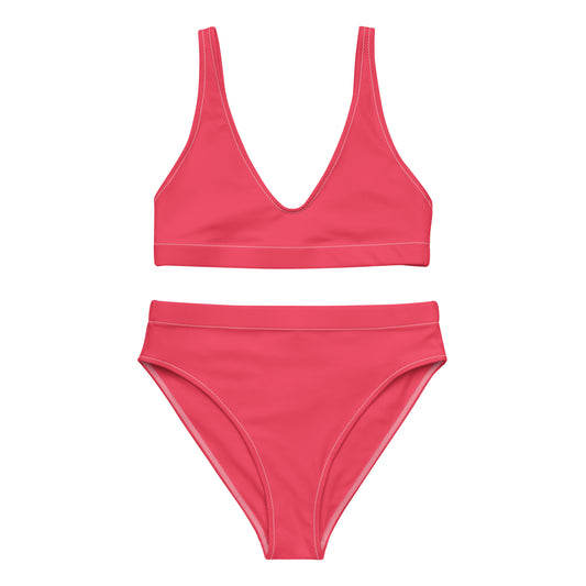 Lordela Radical Red Recycled High-Waisted Bikini