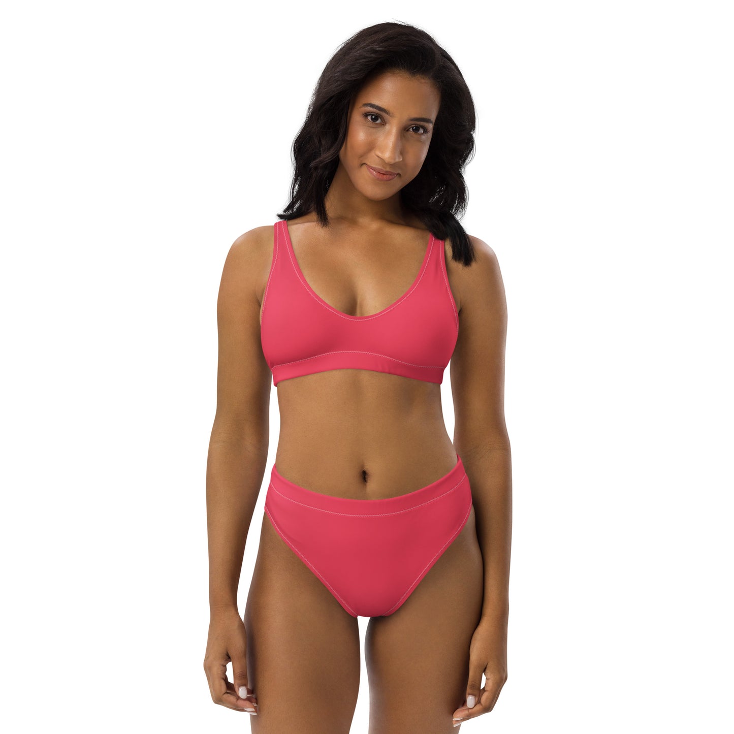 Lordela Radical Red Recycled High-Waisted Bikini