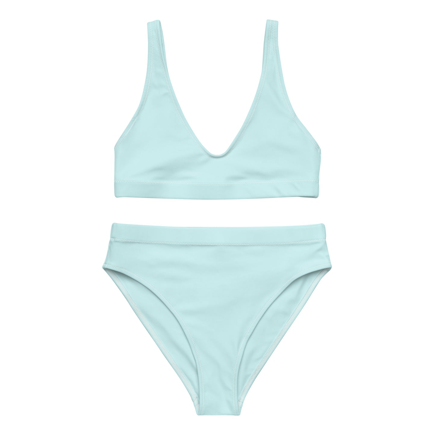 Lordela Light Cyan Recycled High-Waisted Bikini