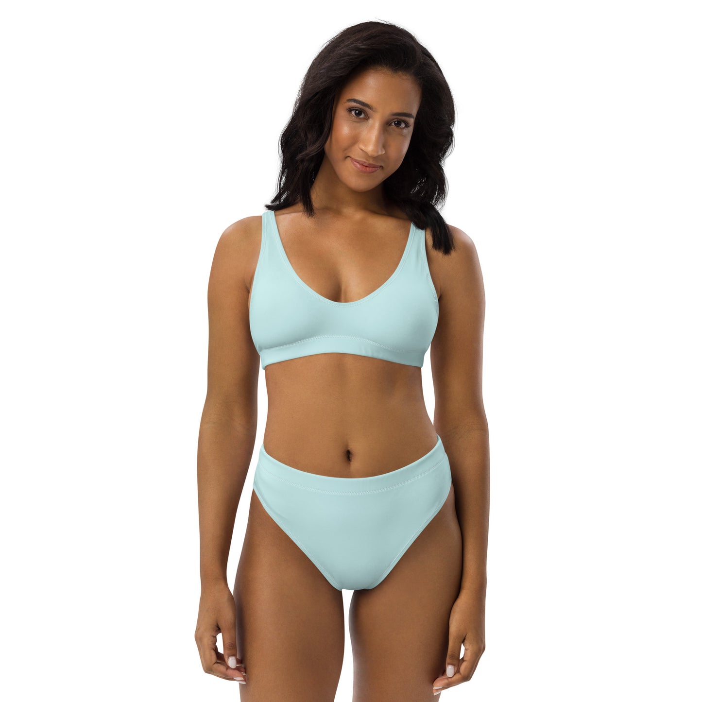 Lordela Light Cyan Recycled High-Waisted Bikini