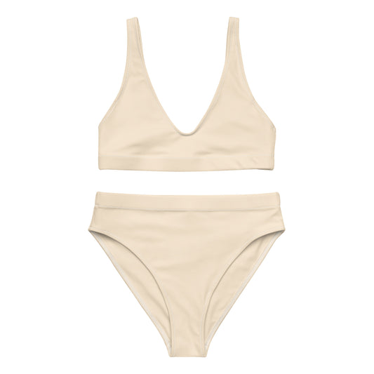 Lordela Papaya Whip Recycled High-Waisted Bikini