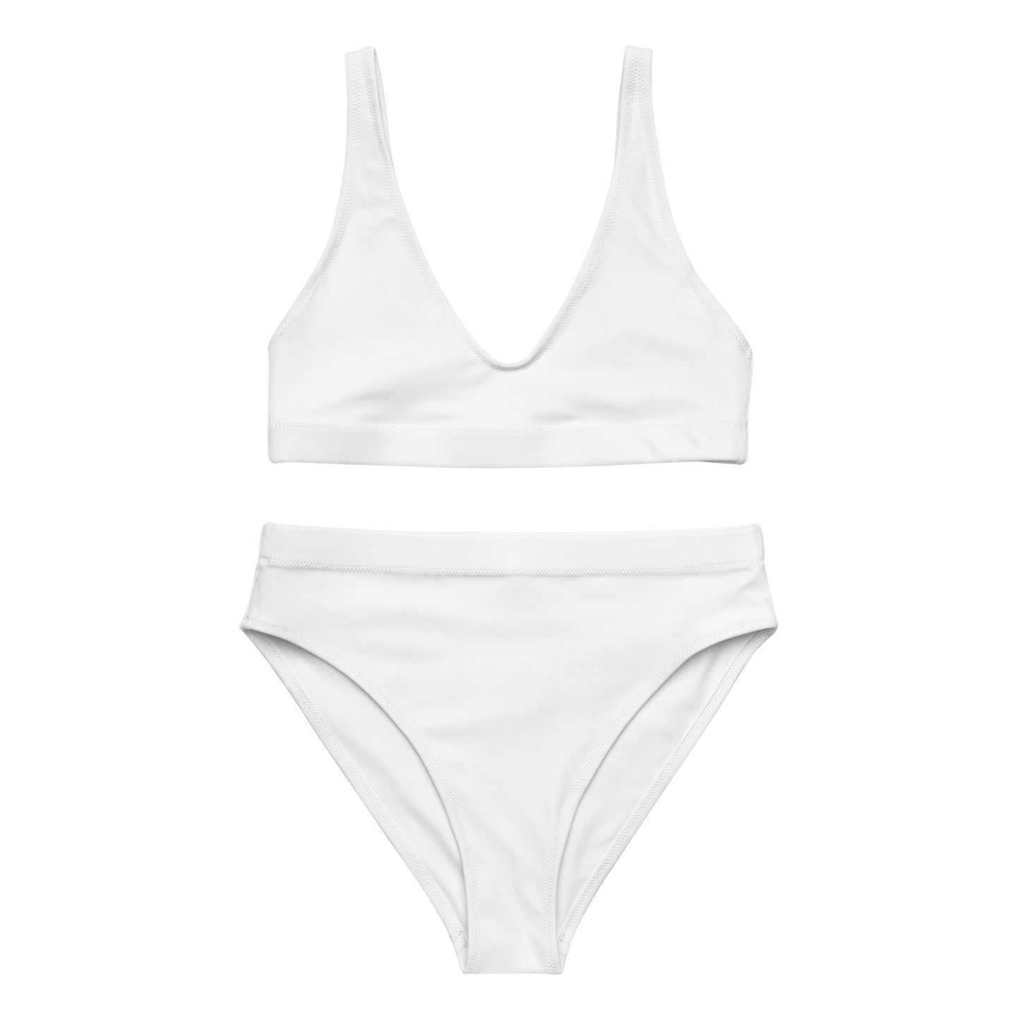 Lordela White Recycled High-Waisted Bikini