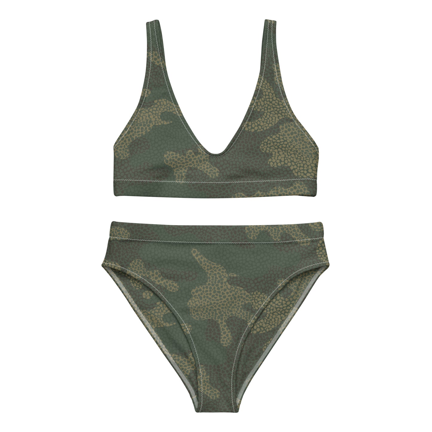 Lordela Camo Recycled High-Waisted Bikini