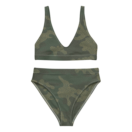 Lordela Camo Recycled High-Waisted Bikini