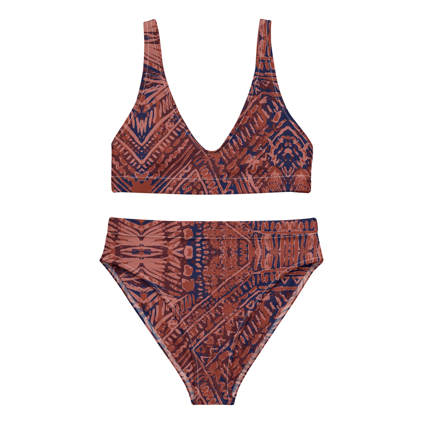 Lordela Aztec Recycled High-Waisted Bikini