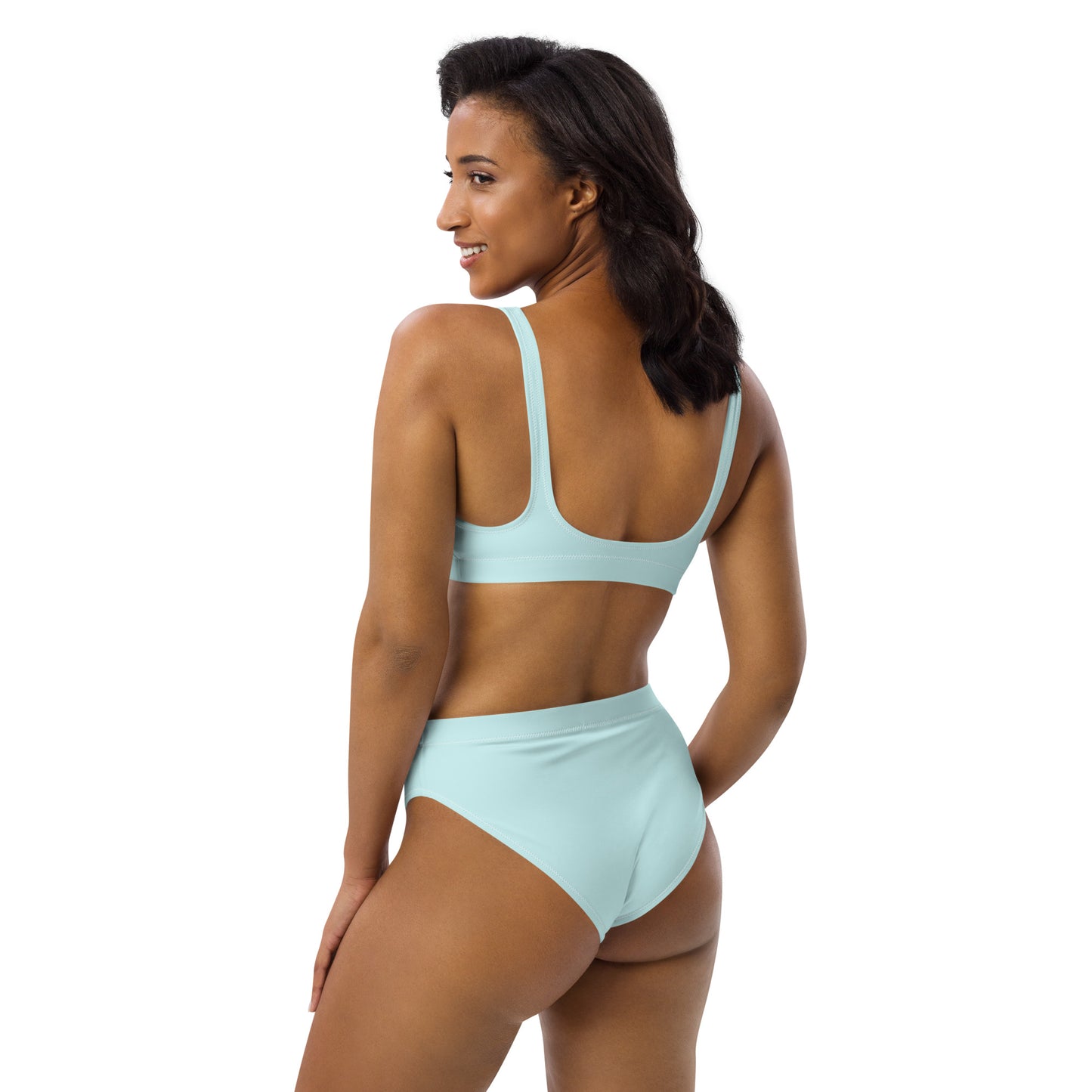 Lordela Light Cyan Recycled High-Waisted Bikini