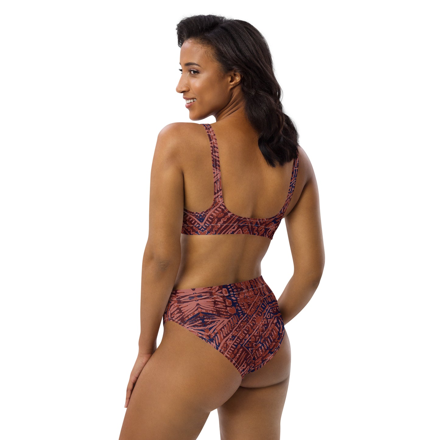 Lordela Aztec Recycled High-Waisted Bikini