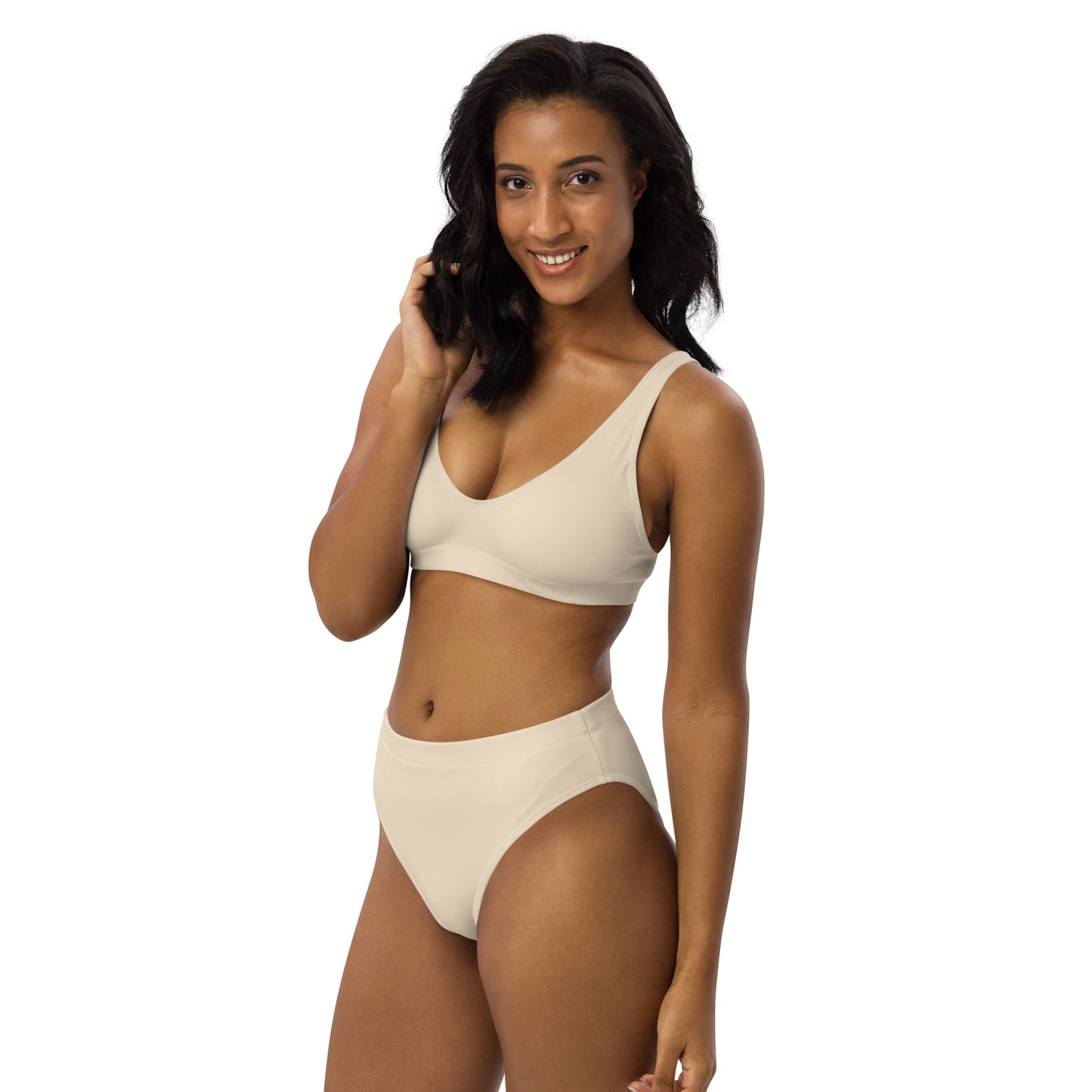 Lordela Papaya Whip Recycled High-Waisted Bikini