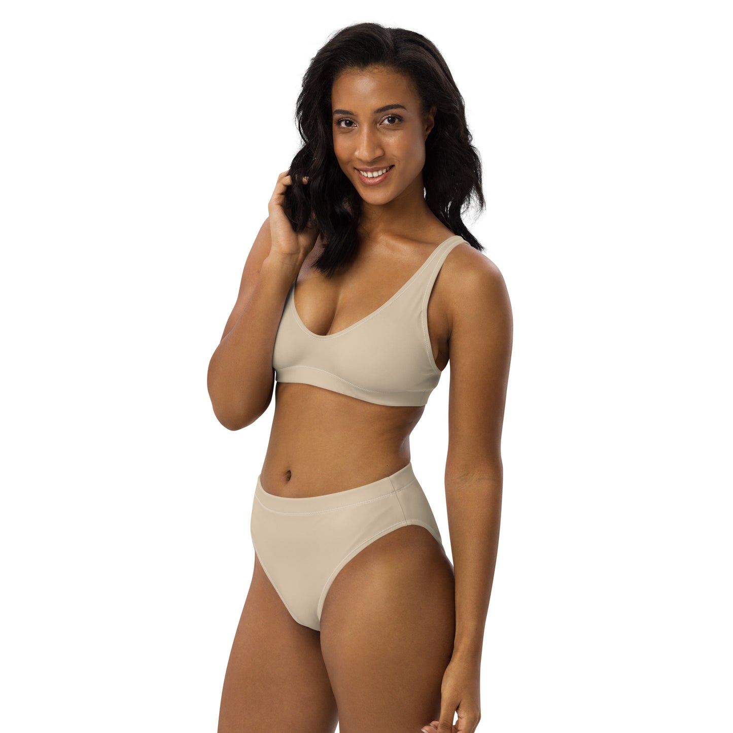 Lordela Champagne Recycled High-Waisted Bikini