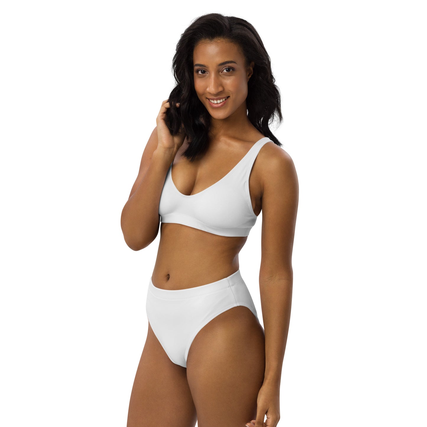 Lordela White Recycled High-Waisted Bikini