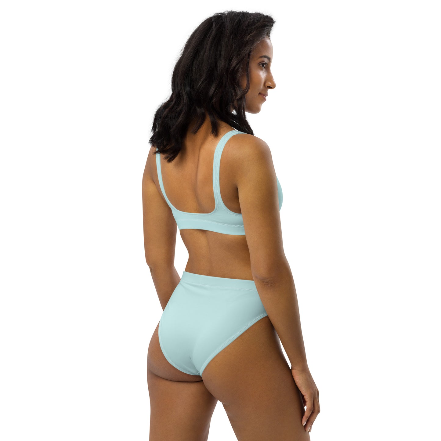 Lordela Light Cyan Recycled High-Waisted Bikini