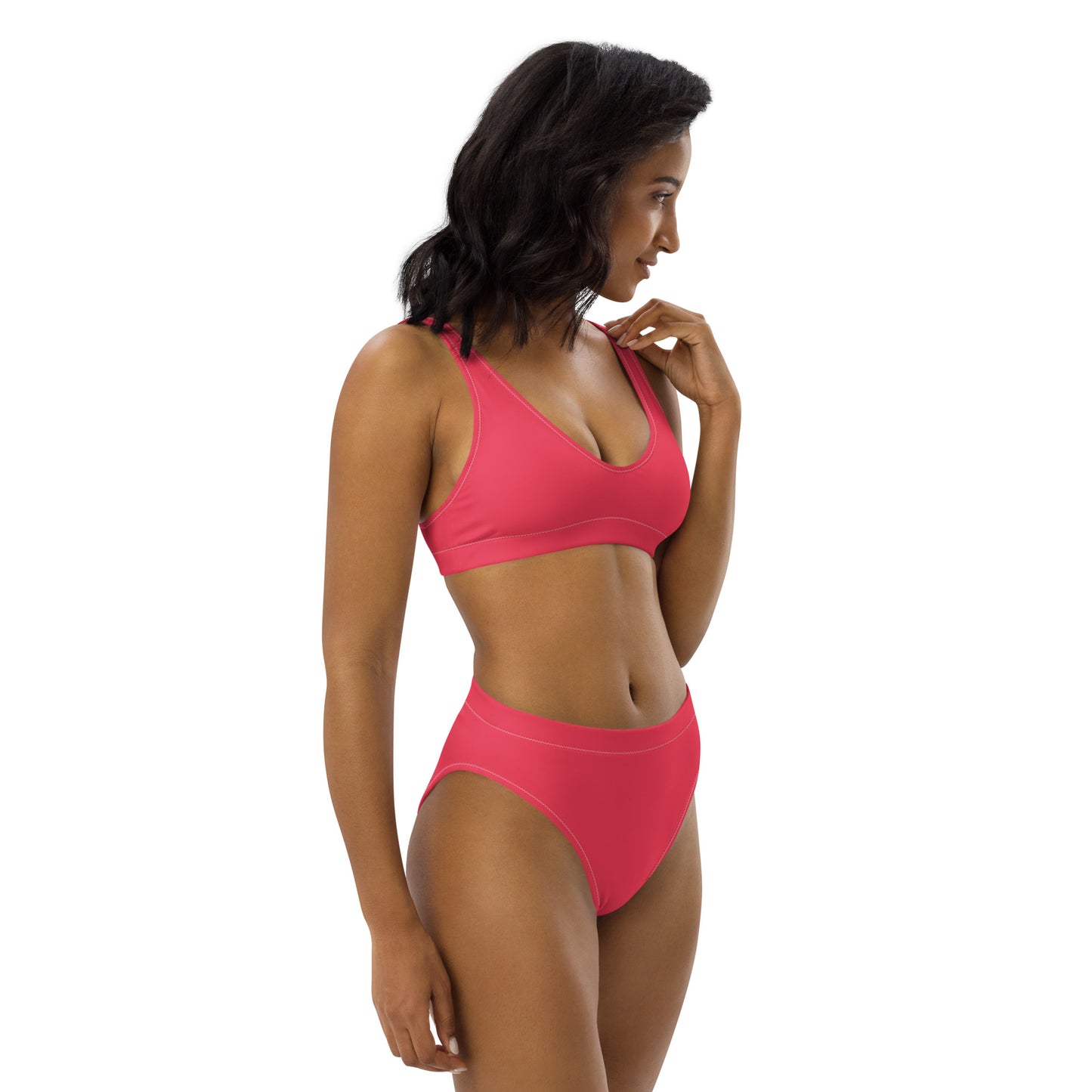 Lordela Radical Red Recycled High-Waisted Bikini