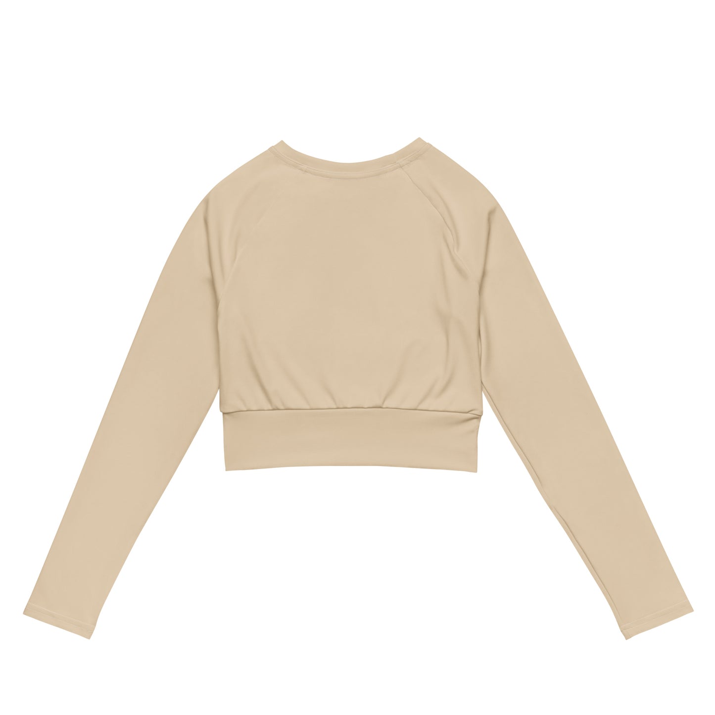 Lordela Champagne Recycled Long-Sleeve Crop Top