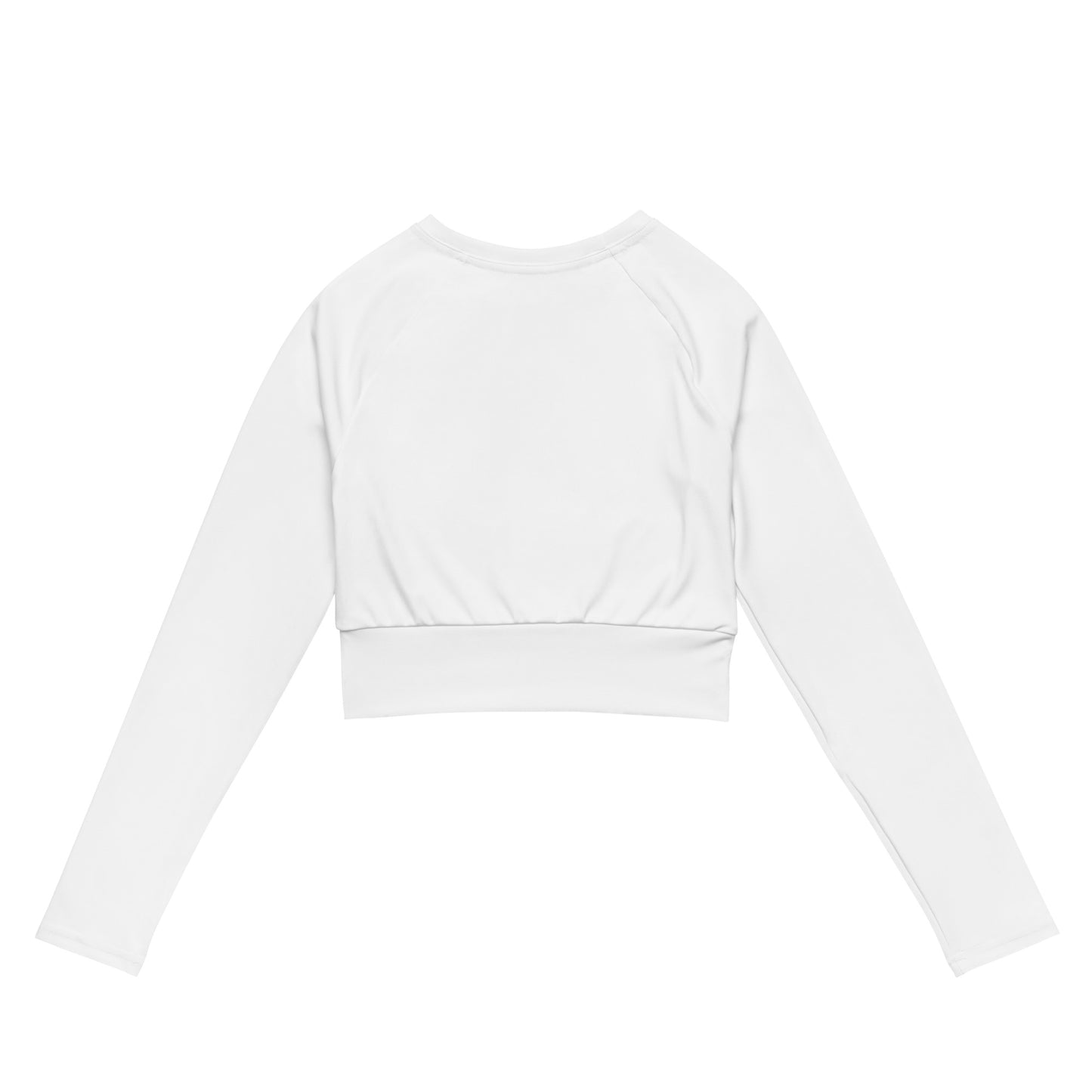 Lordela White Recycled Long-Sleeve Crop Top