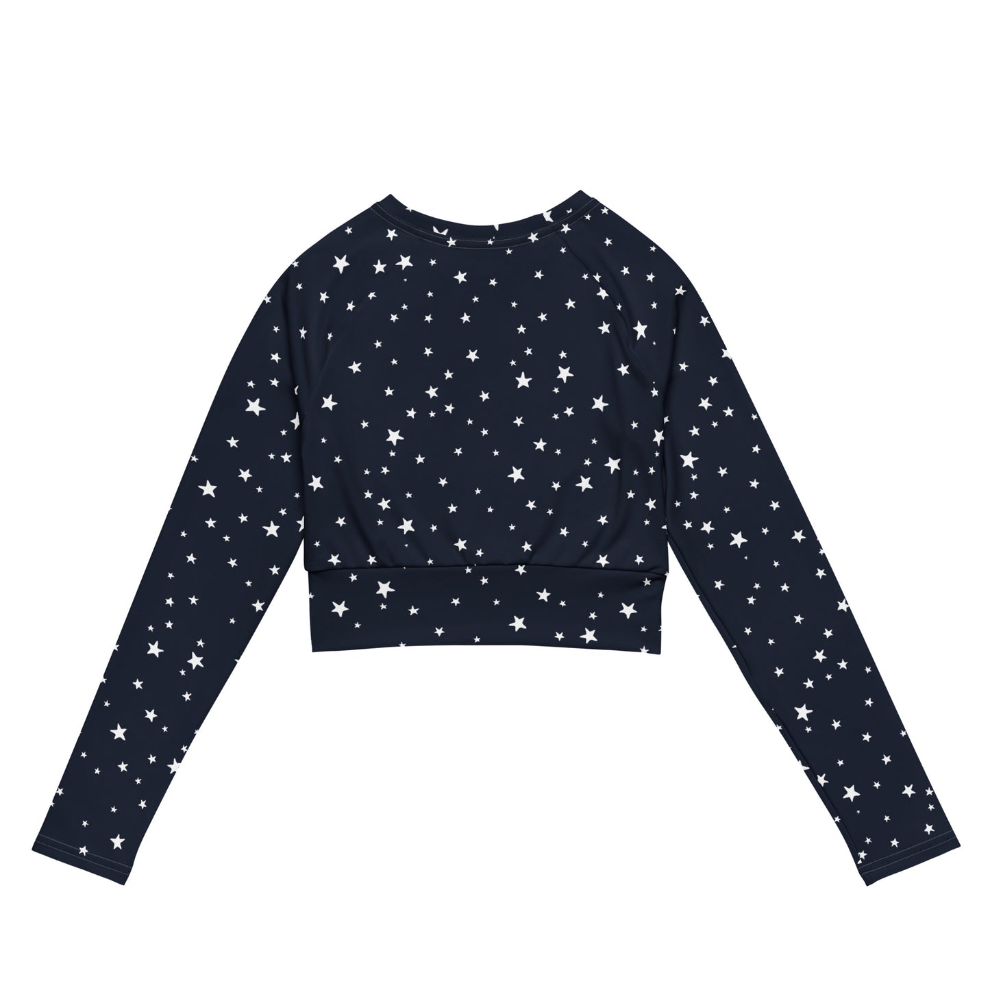 Lordela Stars Recycled Long-Sleeve Crop Top