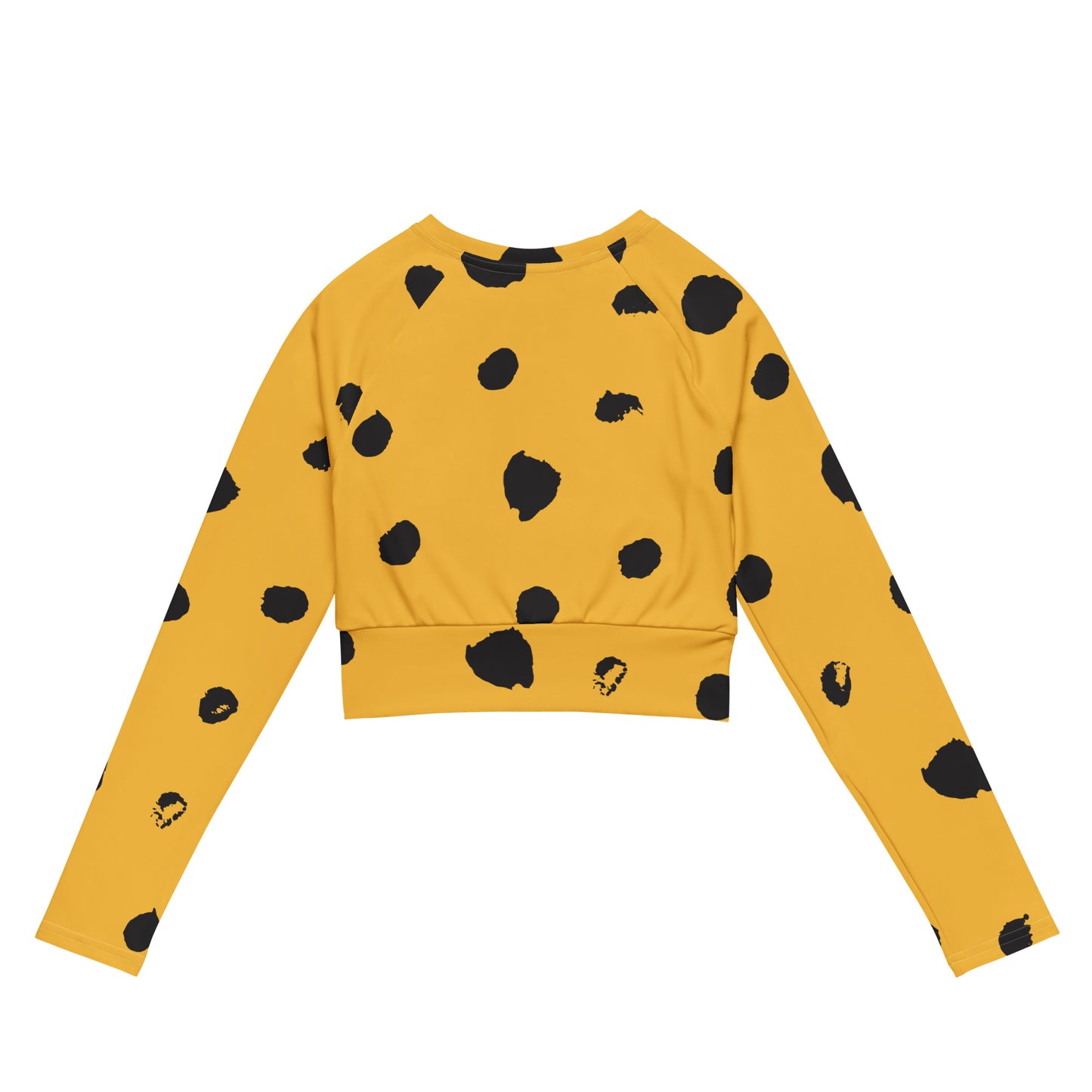 Lordela Leopard Recycled Long-Sleeve Crop Top