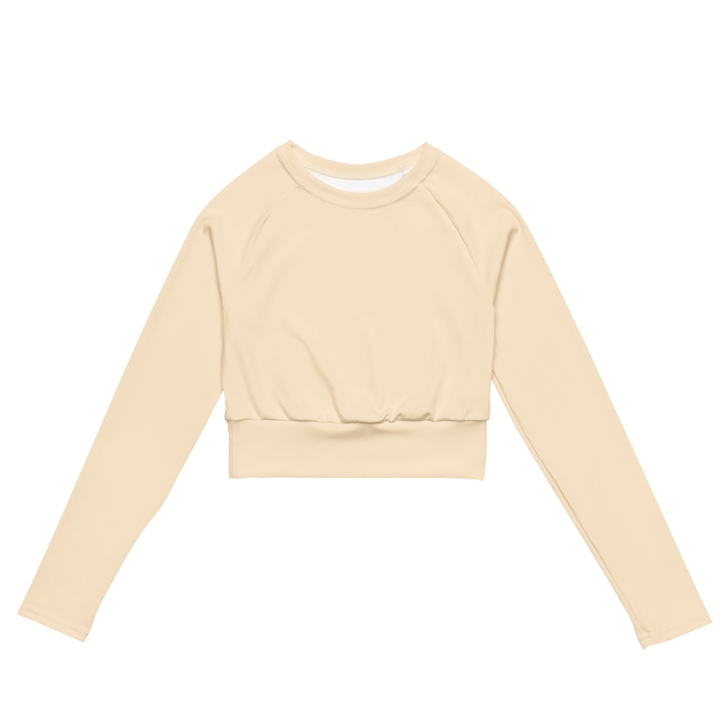 Lordela Papaya Whip Recycled Long-Sleeve Crop Top