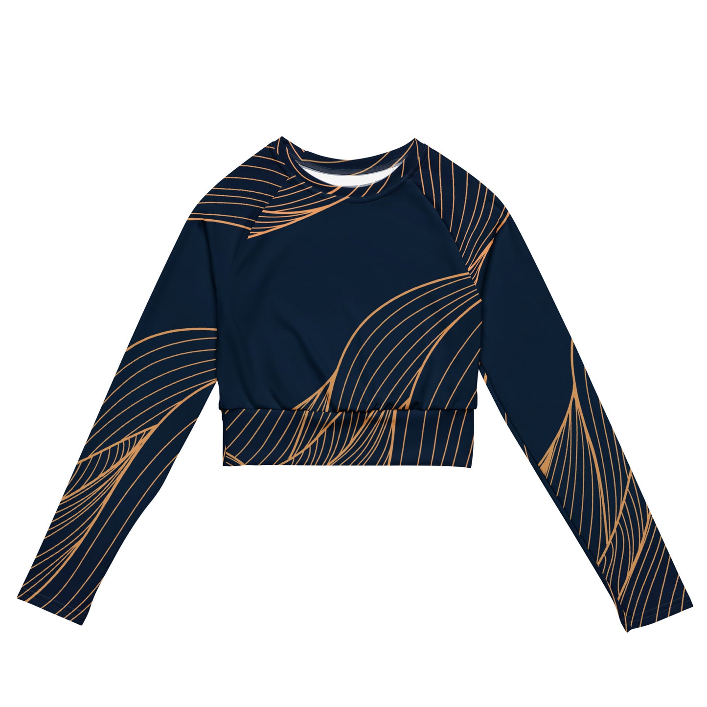 Lordela Rays Recycled Long-Sleeve Crop Top