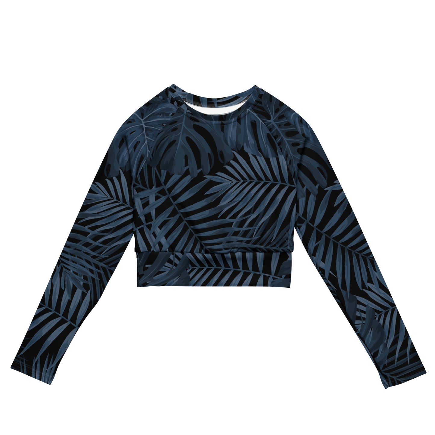 Lordela Moonlight Leaf Recycled Long-Sleeve Crop Top