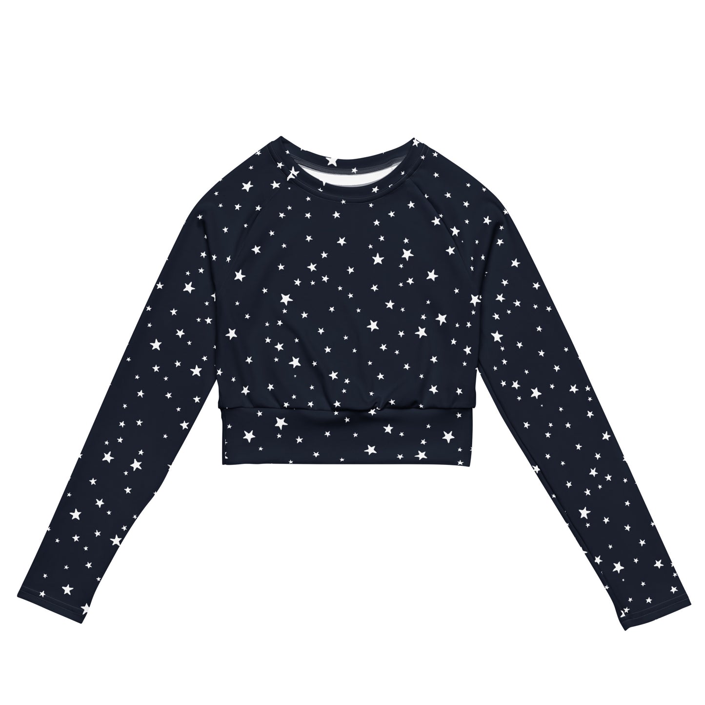 Lordela Stars Recycled Long-Sleeve Crop Top