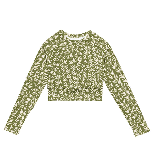 Lordela Harvest Recycled Long-Sleeve Crop Top