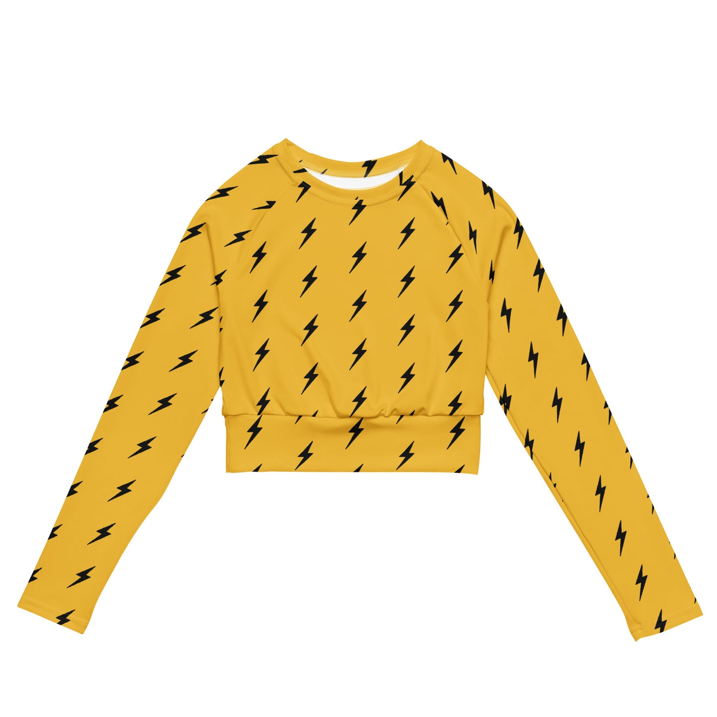 Lordela Lightning Bolt Recycled Long-Sleeve Crop Top