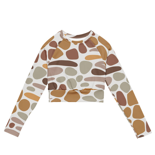 Lordela Stone Recycled Long-Sleeve Crop Top