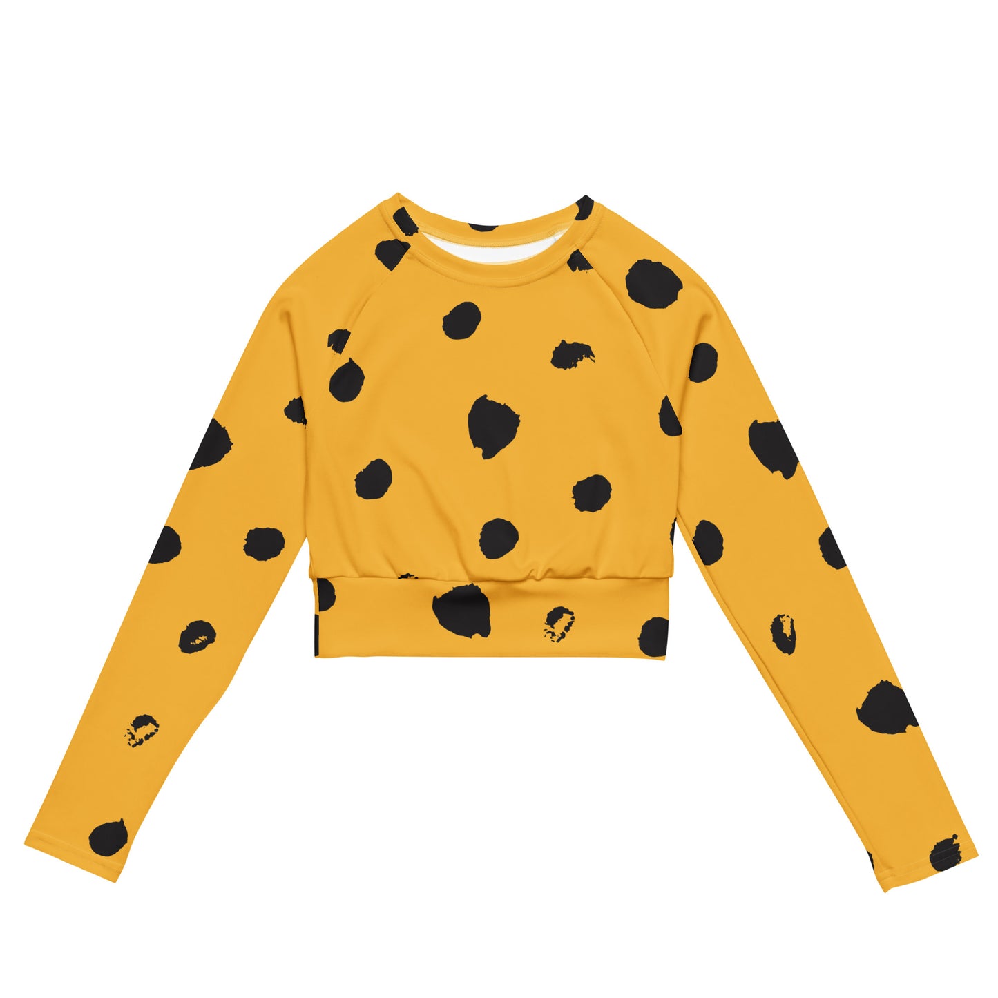 Lordela Leopard Recycled Long-Sleeve Crop Top