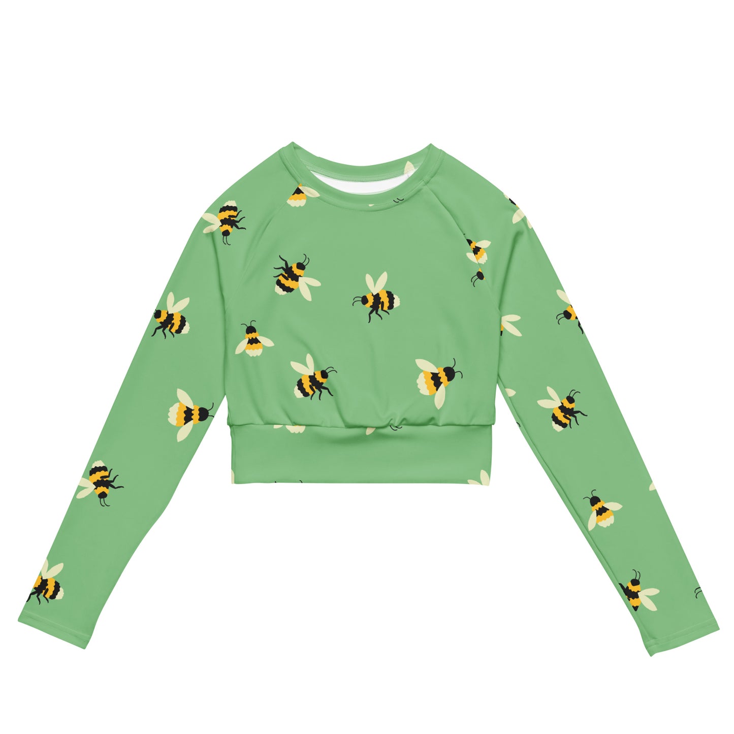 Lordela Queen Bee Recycled Long-Sleeve Crop Top