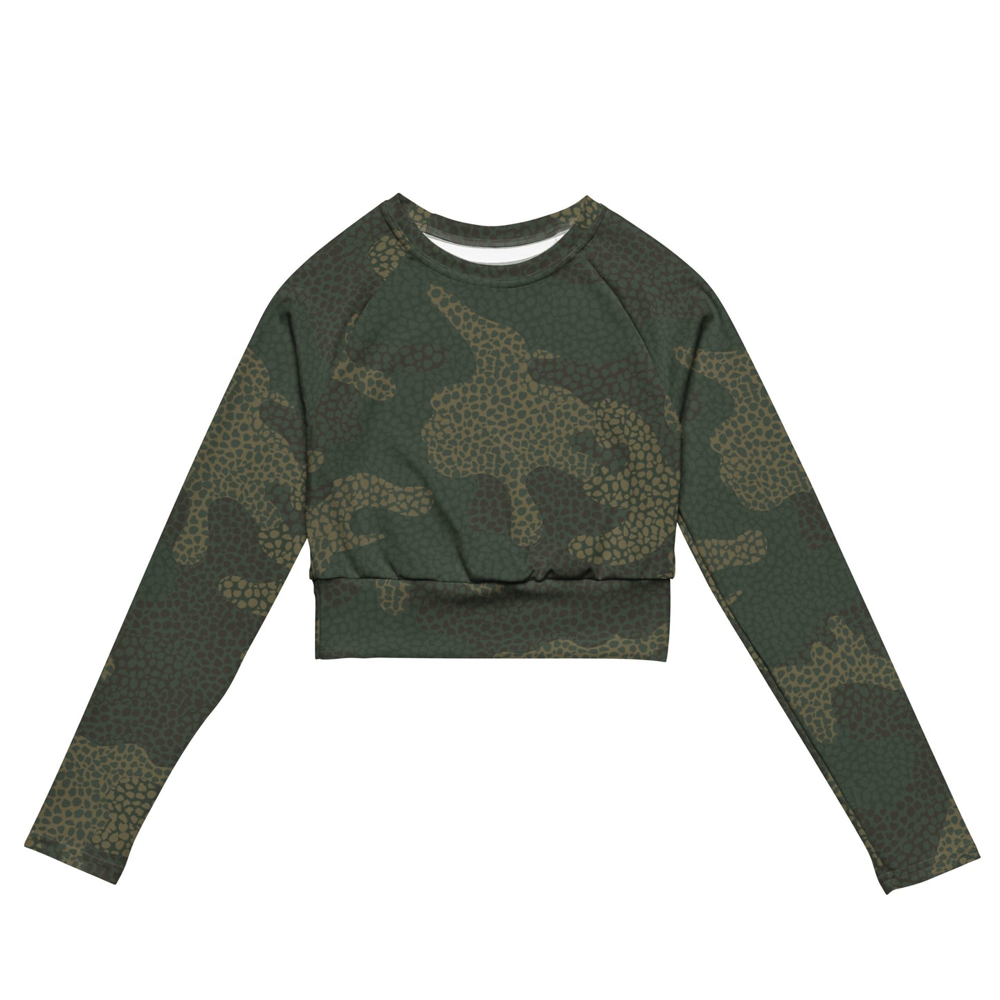 Lordela Camo Recycled Long-Sleeve Crop Top