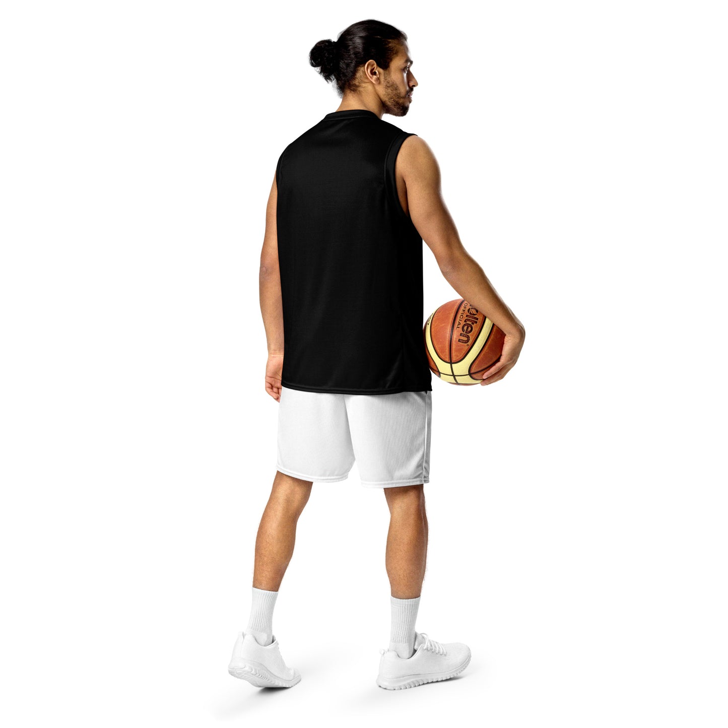 Lordela Black Recycled Basketball Jersey