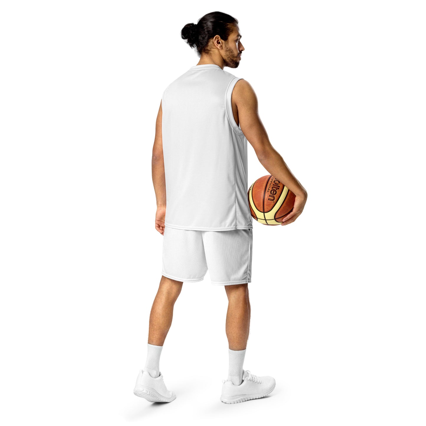 Lordela White Recycled Basketball Jersey