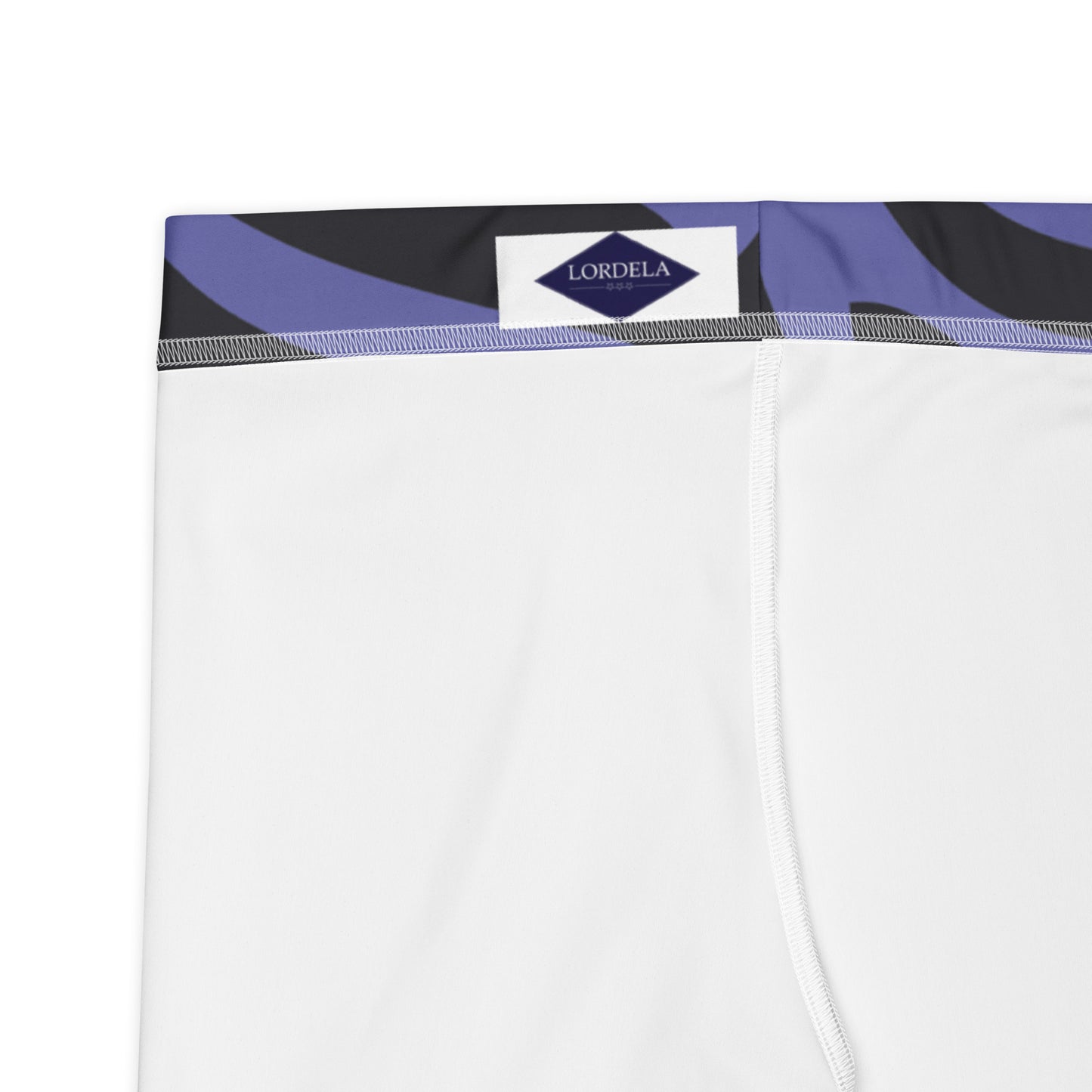 Lordela Purple Zebra Print Shorts