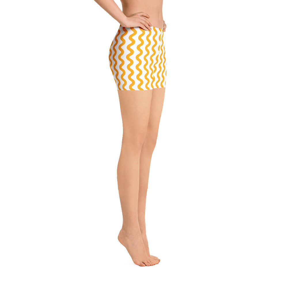 Lordela Yellow Wave Shorts