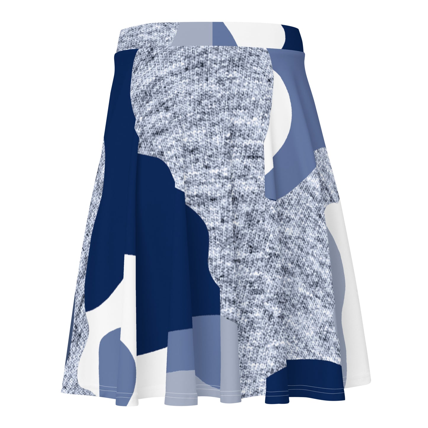 Lordela Blue Camo Skater Skirt