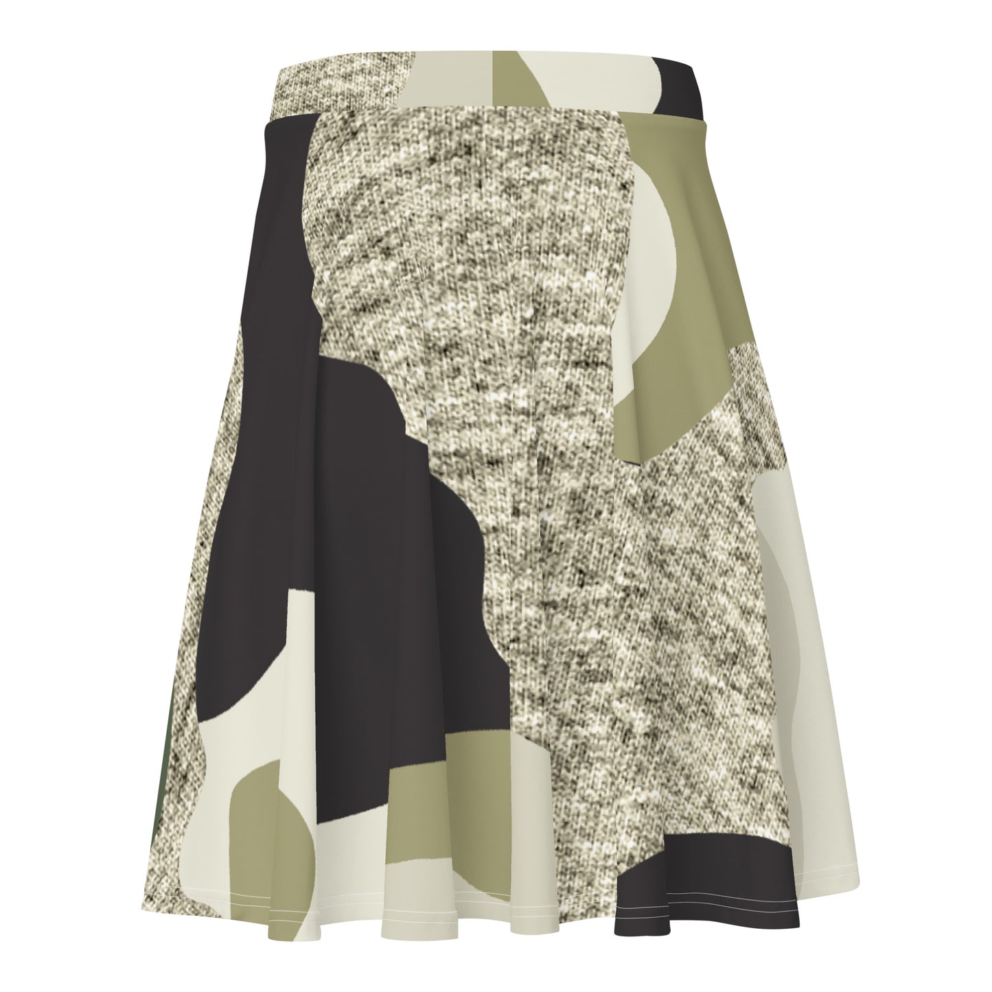 Lordela Green Camo Skater Skirt