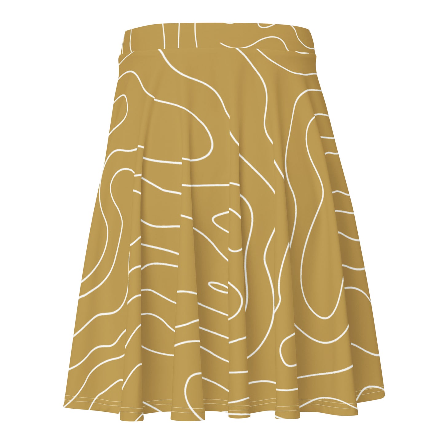 Lordela Gold Puddle Skater Skirt