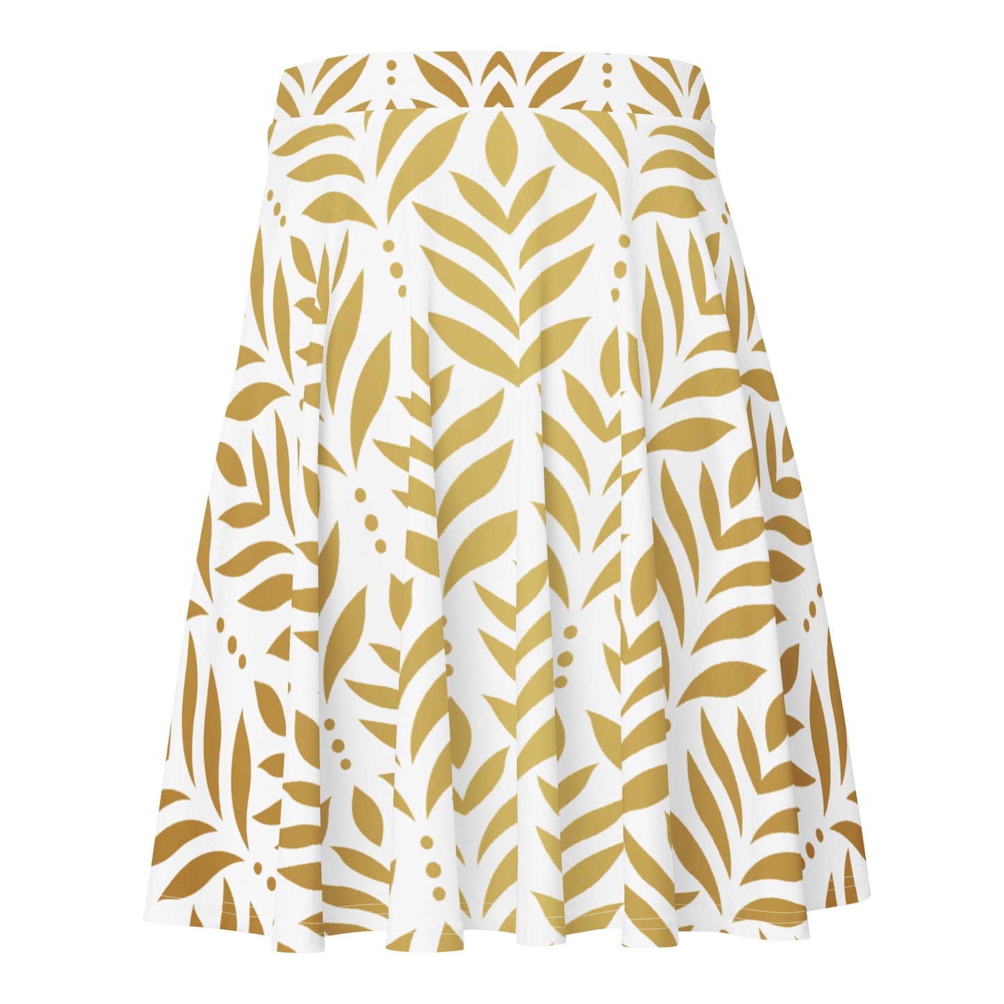 Lordela Golden Pattern Skater Skirt