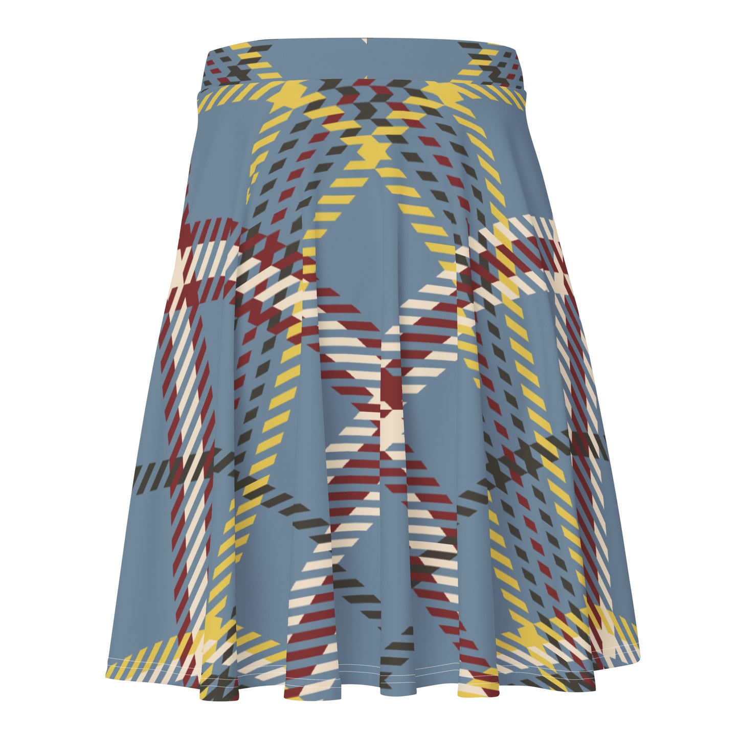 Lordela Blue Tartan Skater Skirt