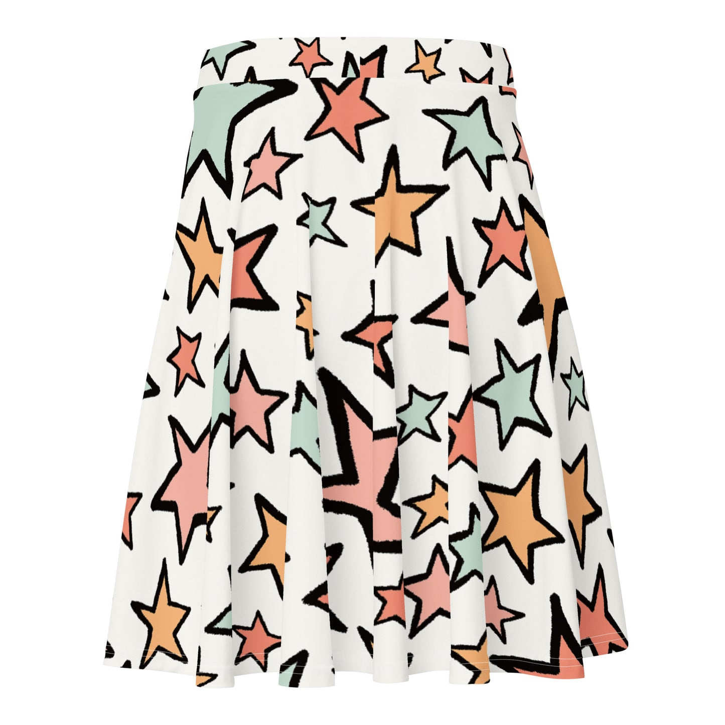 Lordela Pastel Stars Skater Skirt