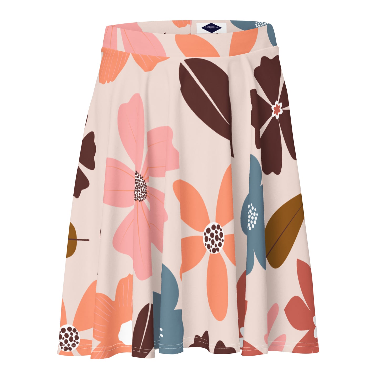 Lordela Flowers Skater Skirt