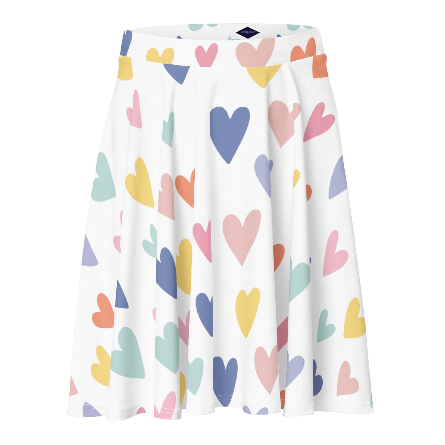 Lordela Hearts Skater Skirt