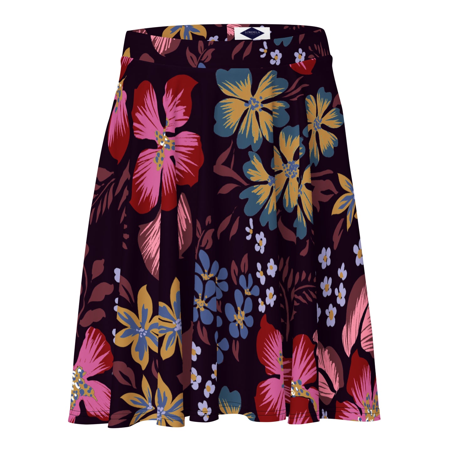 Lordela Flowers Skater Skirt