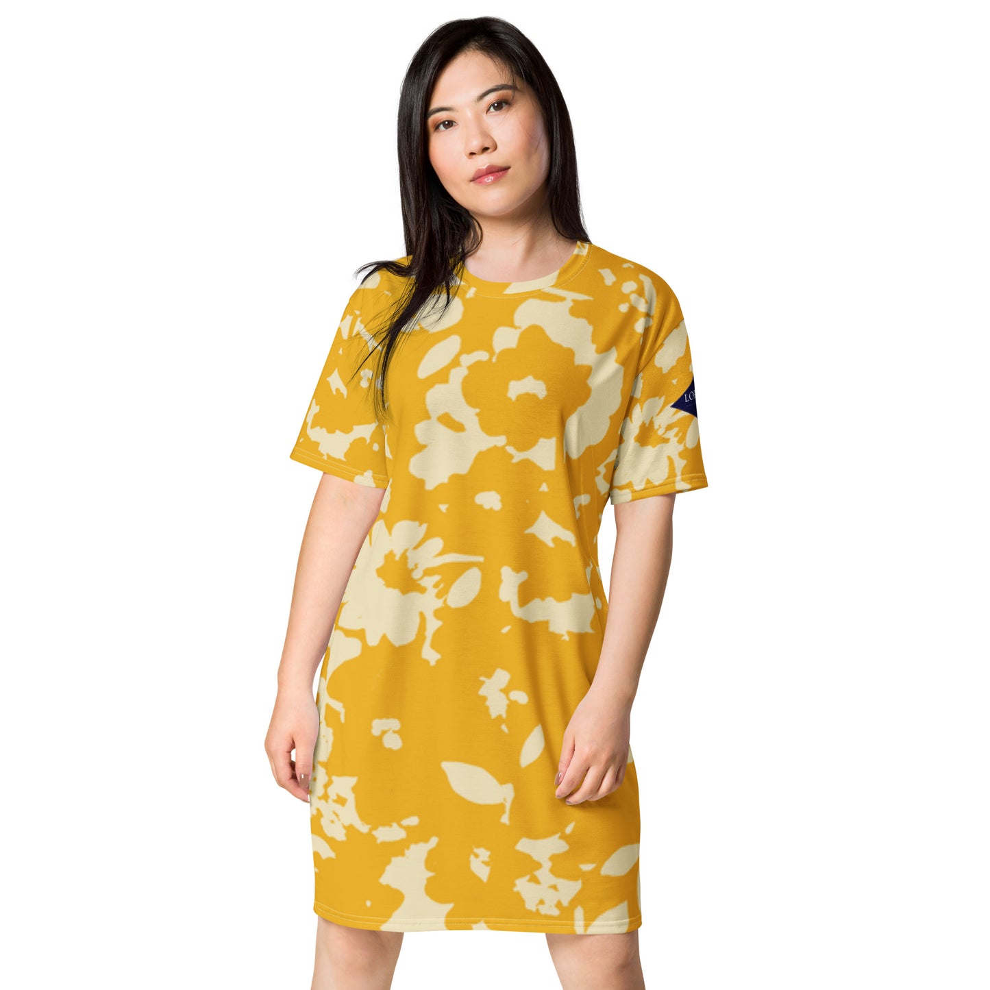 Lordela Floral Pattern T-shirt Dress