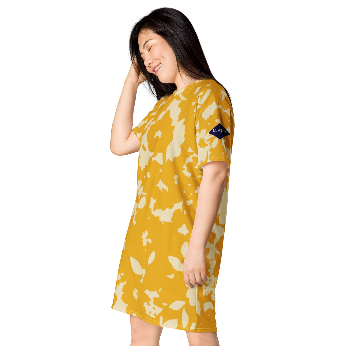 Lordela Floral Pattern T-shirt Dress