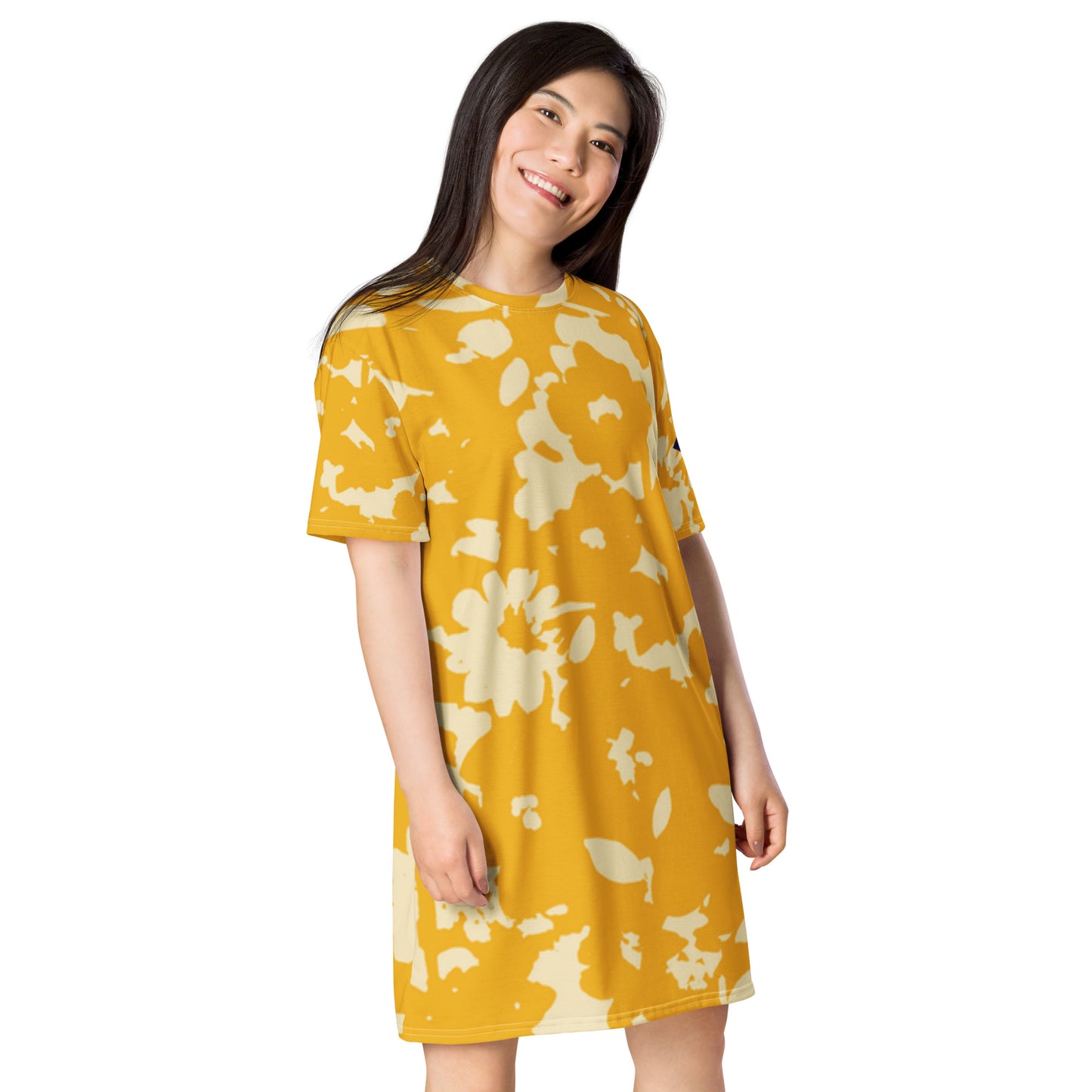 Lordela Floral Pattern T-shirt Dress