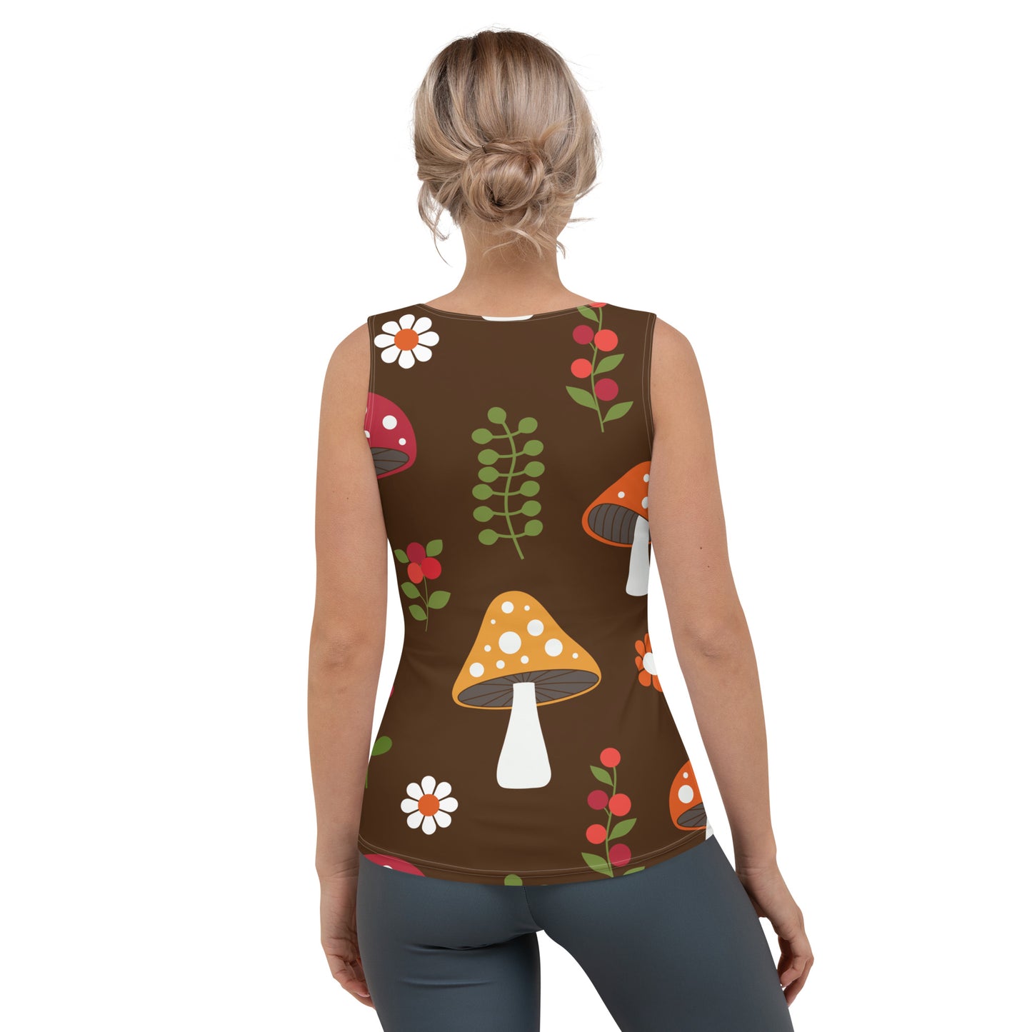 Lordela Mushroom Sublimation Cut & Sew Tank Top